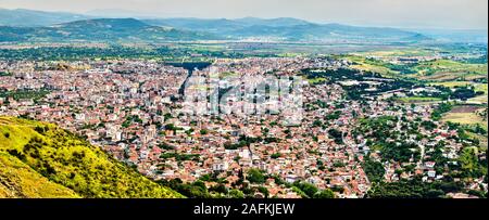 Bergama City in Turkey Stock Photo