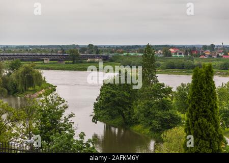 View of the Vistula River, Sandomierz, Poland. Stock Photo