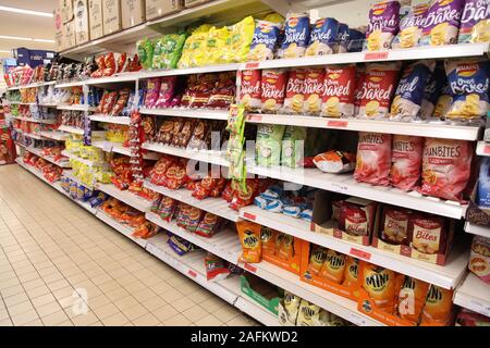 crisps sainsburys walkers baked aisle supermarket