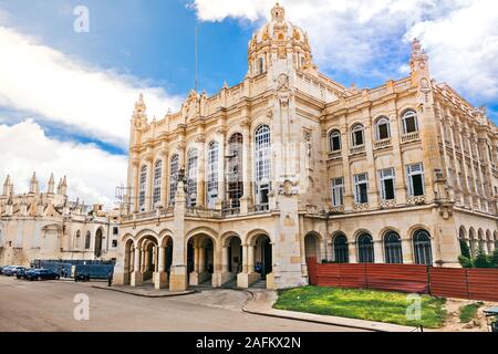 Havana, Cuba - October 18, 2019: Famous Museum of the Revolution in Old Havana. It became the Museum during the years following the Cuban Revolution. Stock Photo