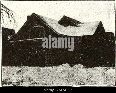 . Olcott's land values blue book of Chicago. STUCCO AND FRAME BUNGALOWS.Class 3.. Stock Photo