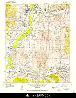 Usgs Topo Map New Mexico Nm Espanola 190576 1953 24000 Restoration 2afm6dk 