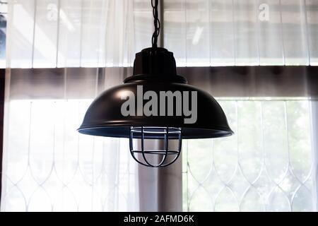 Lamps in a modern cafe, stock photo Stock Photo
