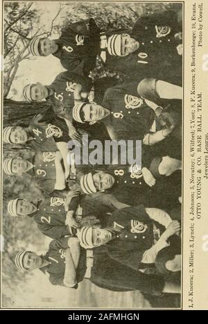 . The Chicago amateur base ball annual and inter-city base ball association year book. Stock Photo