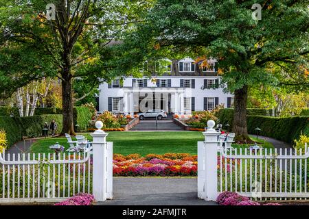 Woodstock Inn and Resort, Woodstock, Vermont, USA. Stock Photo