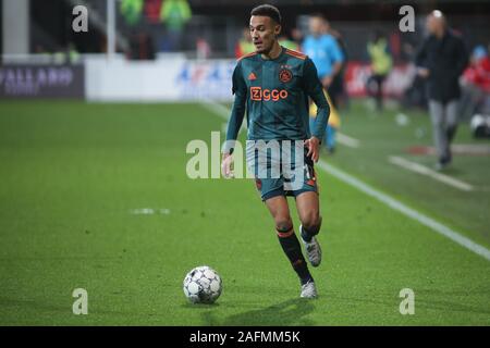 December 15, 2019: ALKMAAR, NETHERLANDS - DECEMBER 15, 2019: Noussair Mazraoui (Ajax) pictured during the 2019/20 Eredivisie fixture between AZ Alkmaar and AFC Ajax at AFAS Stadium. Credit: Federico Guerra Maranesi/ZUMA Wire/Alamy Live News Stock Photo