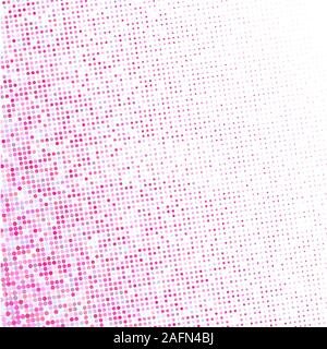 Pink dots on white background Stock Photo