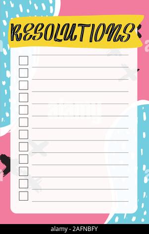 Vettoriale Stock Notepad stickers. To do sticky for planner agenda status  check list trendy lettering for organizer vector. Calendar month date  color, scrapbooking reminder printable illustration