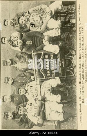 . The Chicago amateur base ball annual and inter-city base ball association year book. Stock Photo