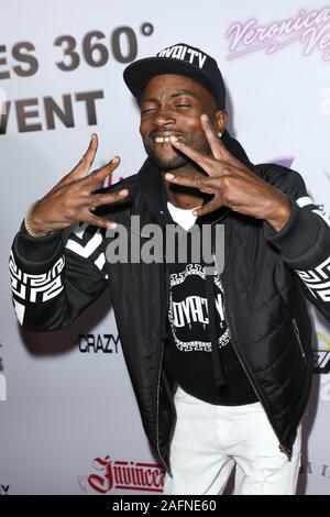 Soundwaves 360° Music Event featuring Crazy Town X, DJ G-Love, Invinceable, DJ R1ckOne, Jessica Zenzen, and others at the Academy LA in Los Angeles, California on November 14, 2019. Featuring: Roman Where: Los Angeles, California, United States When: 14 Nov 2019 Credit: Sheri Determan/WENN.com Stock Photo