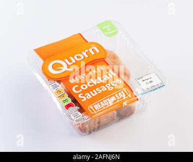 Quorn meat free sausages Stock Photo