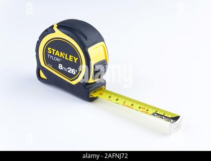 Stanley steel tape measure Stock Photo