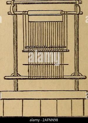 . The illustrated companion to the Latin dictionary and Greek lexicon; forming a glossary of all the words representing visible objects connected with the arts, manufactures, and every-day life of the Greeks and Romans, with representations of nearly two thousand objects from the antique. the open space in the centre of anatrium or peristylium, enclosed bythe tiled roof which covered thecolonnade surrounding its four sides,as is clearly explained by the an-nexed restoration of an interior ofone of the houses at Pompeii, showingthe colonnade round the quadrangle,with the roof and tiles which co Stock Photo