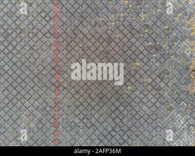 Section of a cobbled street, quito Stock Photo