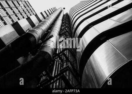 Lloyd's bank building in London, England United Kingdom UK Stock Photo