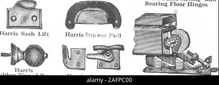 . A plan book of Harris homes. Harris Double Acting BallBearing Floor Hinges. HaD0orLB0uStetsPin Rubber dipped Base Harris Casement Harris Knob Fastener Ball Bearing SlidingDoor Hanger 3-COAT WORK GUARANTEED PAINT INCLUDED See Specifications Page 16 Stock Photo