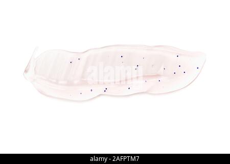 Hyaluronic acid smear isolated on white background. Stock Photo