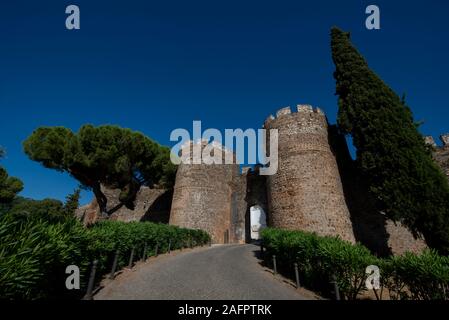 Castle of Vila Viçosa, Evora district, Alentejo region, Portugal, Europe Stock Photo