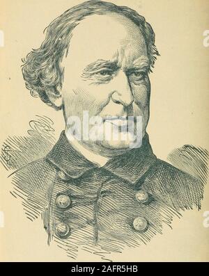 . Life and deeds of General Sherman, including the story of his great march to the sea ... COMMODORE FARRAGUT, Stock Photo