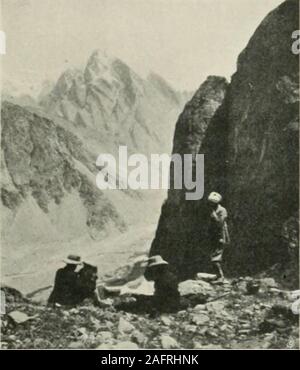 . Karakoram and western Himalaya 1909, an account of the expedition of H. R. H. Prince Luigi Amadeo of Savoy, duke of the Abruzzi. esolution of the problem as to thegreatest height to which man mayattain in momitain cUmbing. Physiologists have long giventheir attention to a study of theeiiects of reduced atmosjihericpressure upon the human system,whether in baUoon ascents to greatheights or by confinemeut in roomscontrived for the artificial diminution of the pressure of the air. Theresult of these experiments appears to show that hfe is possible underatmospheric pressure reduced far below the Stock Photo