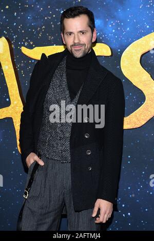 New York, USA. 16th Dec, 2019. US ballet dancer Robbie Fairchild attens the World Premiere of “CATS” at Alice Tully Hall in New York, NY, December 16, 2019. (Photo by Anthony Behar/Sipa USA) Credit: Sipa USA/Alamy Live News Stock Photo