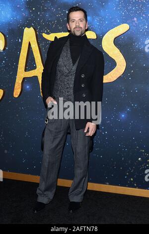 New York, USA. 16th Dec, 2019. US ballet dancer Robbie Fairchild attens the World Premiere of “CATS” at Alice Tully Hall in New York, NY, December 16, 2019. (Photo by Anthony Behar/Sipa USA) Credit: Sipa USA/Alamy Live News Stock Photo