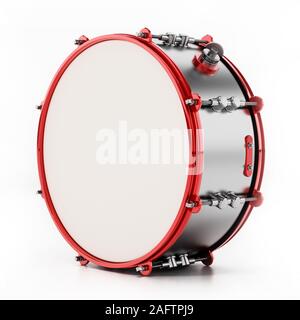 Red Drum With Drumsticks 3d Rendering Isolated On White Background Stock  Photo - Download Image Now - iStock
