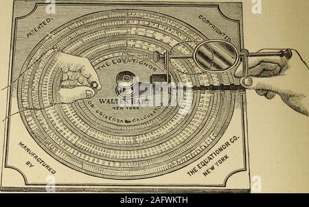 slide rule in hand Stock Photo - Alamy
