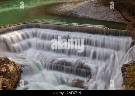 Lech waterfall in Fussen, Bavaria Germany. Stock Photo