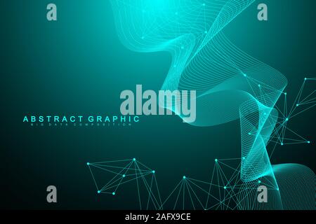Nano technologies abstract background. Cyber technology concept. Artificial Intelligence, virtual reality, bionics, robotics, global network Stock Vector