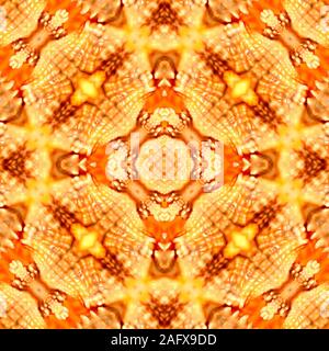 Seamless repeated pattern from an original image of a Common Distorsio shell (Distorsio anus) c7cm. Region: Indo-Pacific Stock Photo