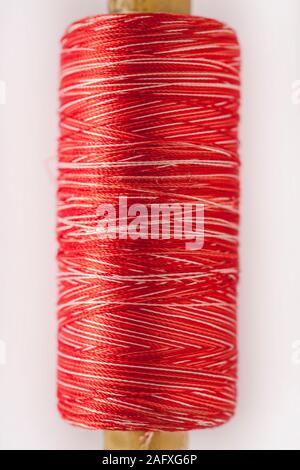 Yarn reels color full and closeup Stock Photo