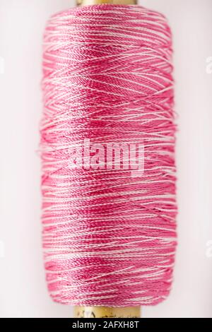 Yarn reels color full and closeup Stock Photo