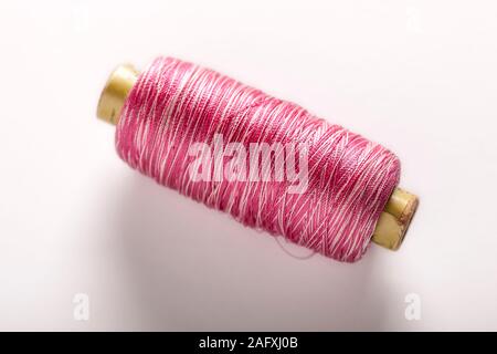 Yarn reels color full and closeup Stock Photo