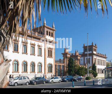 The Real Fábrica de Tabacos de Málaga, commonly known as La Tabacalera or  Tobacco Factory, Malaga, Costa del Sol, Malaga Province, Andalusia,  southern Stock Photo