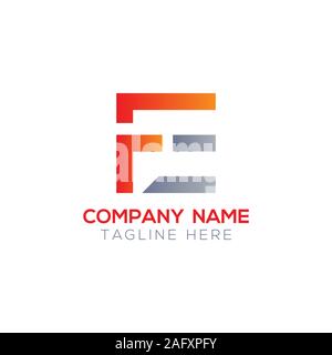 Initial FE Letter Linked Logo. Creative Letter FE Modern Business Logo Vector Template. FE Logo Design Stock Vector