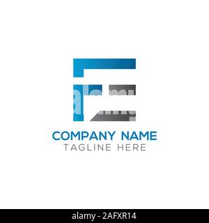 Initial FE Letter Linked Logo. Creative Letter FE Modern Business Logo Vector Template. FE Logo Design Stock Vector