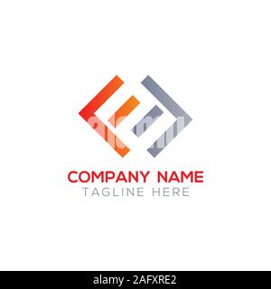 Initial FF Letter Linked Logo. Creative Letter FF Modern Business Logo Vector Template. FF Logo Design Stock Vector