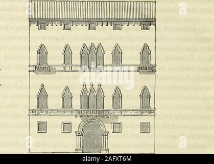 . Letters of an architect, from France, Italy, and Greece. ns thanVenice itself. The architects of that period did not confine themselvesto one disposition, but endeavoured sometimes to produce the appear-ance of a centre, by other arrangements of the windows, but still withoutmaking any break in the wall. Whatever the architecture of these Ve-netian palaces may be, their size and number produce a great show ofmagnificence. Venice appears the residence of princes. It must be con- .fessed that in their present state, they seem to be the dwellings of poorprinces, but perhaps the ideas of wealth Stock Photo