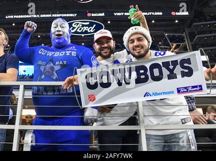 Dec 15, 2019: A Los Angeles Rams fan dresses up during an NFL game