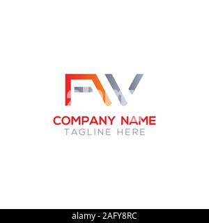 Initial FW Letter Linked Logo. Creative Letter FW Modern Business Logo Vector Template. FW Logo Design Stock Vector