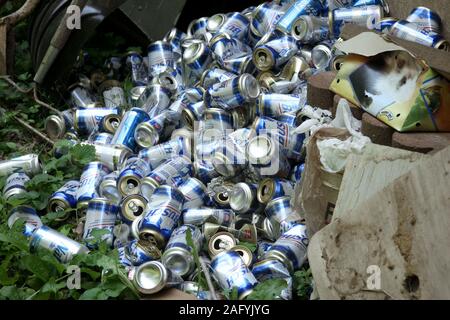 pile-of-empty-busch-beer-cans-in-private