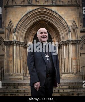 The new Archbishop of York Stephen Cottrell during a photocall at York Minster. Stock Photo