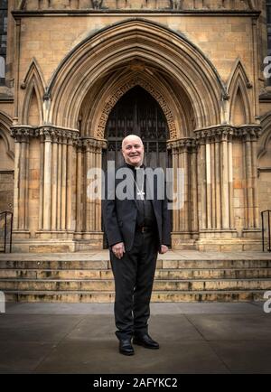 The new Archbishop of York Stephen Cottrell during a photocall at York Minster. Stock Photo