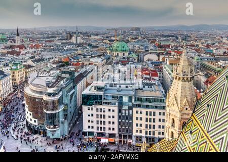 City skyline, Vienna, Austria Stock Photo