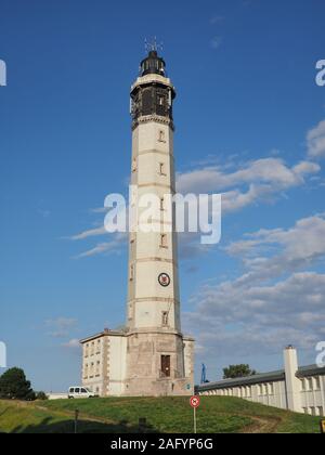 A lighthouse in Calais France. Stock Photo