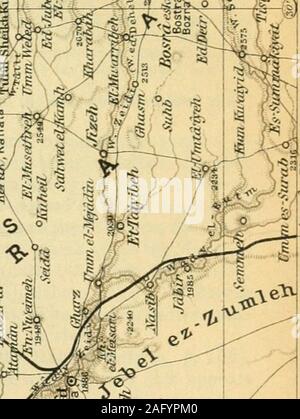 . Palestine and Syria with the chief routes through Mesopotamia and Babylonia; handbook for travellers;. is 1 Stock Photo