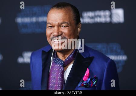 HOLLYWOOD, LOS ANGELES, CALIFORNIA, USA - DECEMBER 16: Actor Billy Dee Williams arrives at the World Premiere Of Disney's 'Star Wars: The Rise Of Skywalker' held at the El Capitan Theatre on December 16, 2019 in Hollywood, Los Angeles, California, United States. (Photo by Xavier Collin/Image Press Agency) Stock Photo