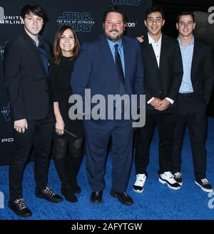 HOLLYWOOD, LOS ANGELES, CALIFORNIA, USA - DECEMBER 16: Actor Greg Grunberg arrives at the World Premiere Of Disney's 'Star Wars: The Rise Of Skywalker' held at the El Capitan Theatre on December 16, 2019 in Hollywood, Los Angeles, California, United States. (Photo by Xavier Collin/Image Press Agency) Stock Photo