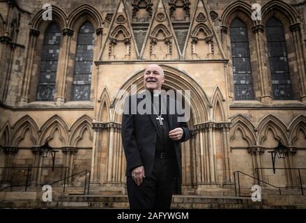 The new Archbishop of York Stephen Cottrell during a photocall at York Minster. Stock Photo